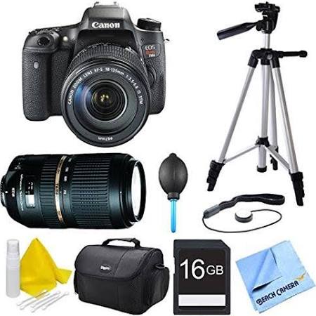 Canon EOS Rebel T6S 24.2MP DSLR Camera with 18 135mm 70 300mm Zoom Lens Kit Includes Camera Lense kit 4