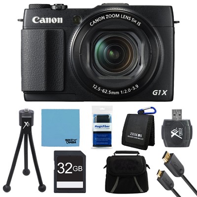 Canon PowerShot G1 X Mark II Digital Camera Ultimate Kit