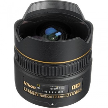  Nikon 10.5mm f/2.8G ED DX Fisheye Lens