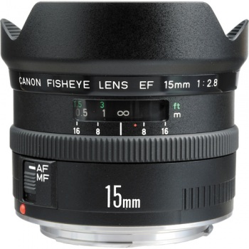 Canon Fisheye EF 15mm f/2.8 Autofocus Lens