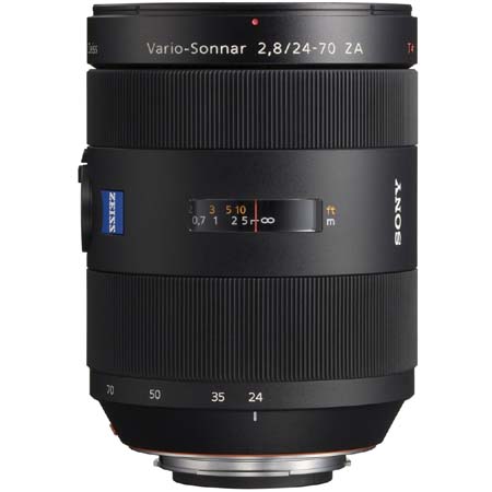 Sony 24 -70mm f/2.8 Carl Zeiss Vario Sonnar T Zoom Lens for Sony Alpha Digital SLR Cameras