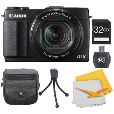  Canon PowerShot G1 X Mark II Digital Camera 32GB Kit 