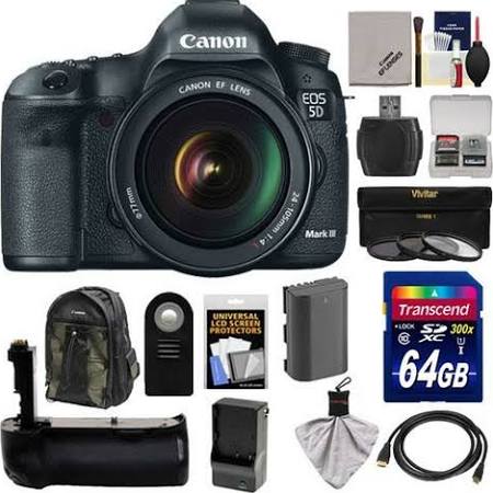 Canon EOS 5D Mark III Digital SLR Camera with EF 24-105mm L KIT 12