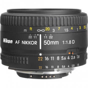 Nikon Normal AF Nikkor 50mm f/1.8D Autofocus Lens