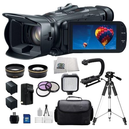 Canon VIXIA HF G30 Full HD Camcorder Kit Includes .43x Wide Angle & 2.2x Telephoto Lenses