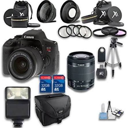 Canon T6i DSLR Camera +18-55mm Is STM Lens + Wideangle Lens kit 33