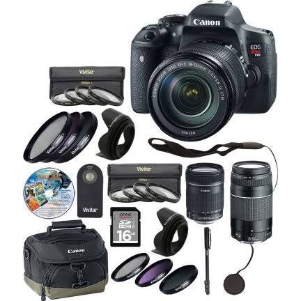 Canon T6i Camera 18-135mm with 14 Piece Accessory Kit 36