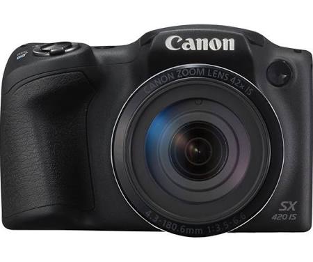 Canon PowerShot SX420 IS 20.0 MP Compact Digital Camera- Black