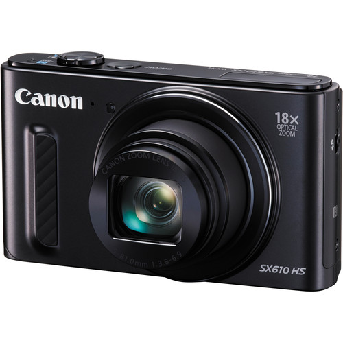  Canon PowerShot SX610 HS Digital Camera (Black) 