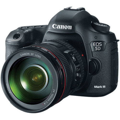  Canon EOS 5D Mark III DSLR Camera with 24-105mm Lens 