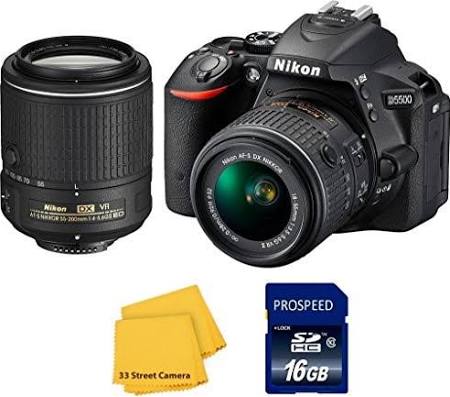 Nikon D5200 Digital SLR Camera with Nikon 18-55mm VR Lens and Nikon 55-200mm VR II Lens, Red 17