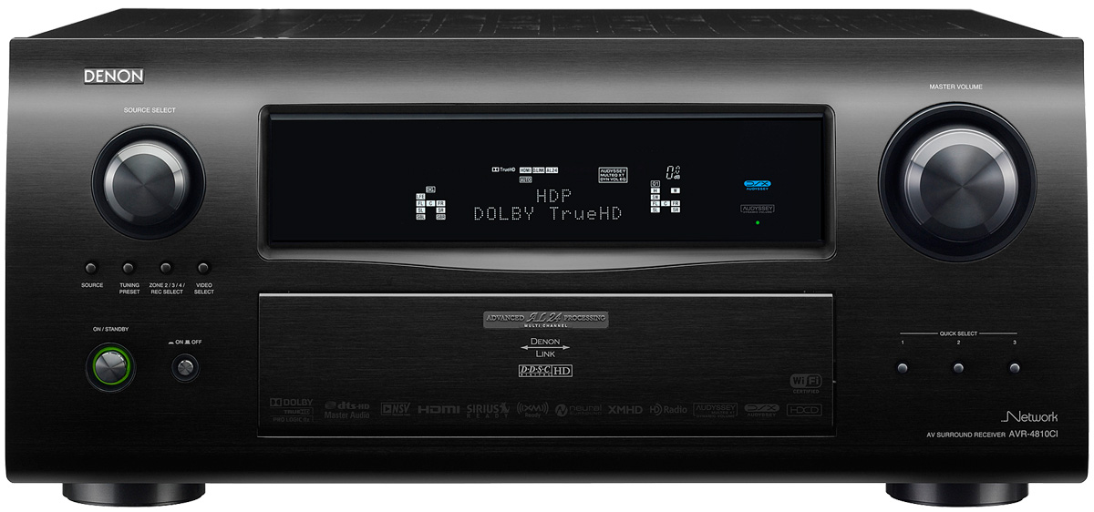 Denon AVR-4810CI, 9.3 Channel Home Theater MultiMedia Receiver w/ Networking & WiFi 