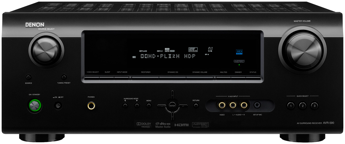 Denon AVR-590: 5.1 CH A/V Home Theater Receiver 