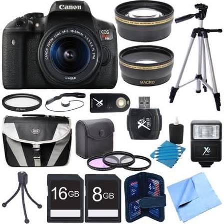 Canon EOS Rebel T6i/750D DSLR Camera kit 1