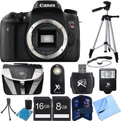 Canon EOS Rebel T6S Digital SLR Camera Body Deluxe Bundle kit 1