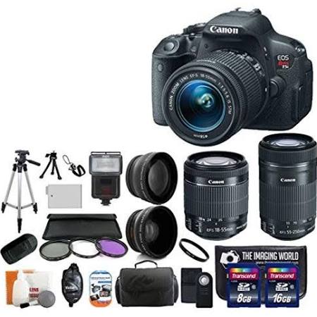 EOS Rebel T5i 18.0 MP CMOS Digital Camera SLR Kit with Canon EF S 18 55mm is STM kit 36