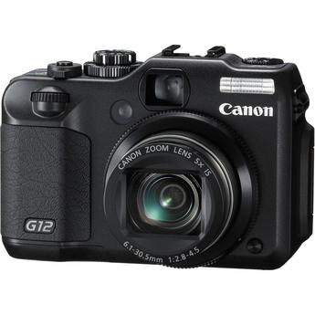 Canon  Powershot G12, 10 Megapixel, 5x Optical Zoom, HD Video, Digital Camera