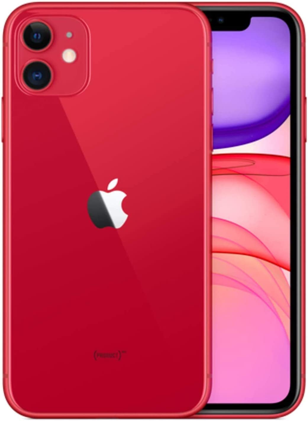 Apple iPhone 11, 64GB, Red - Unlocked (Renewed)