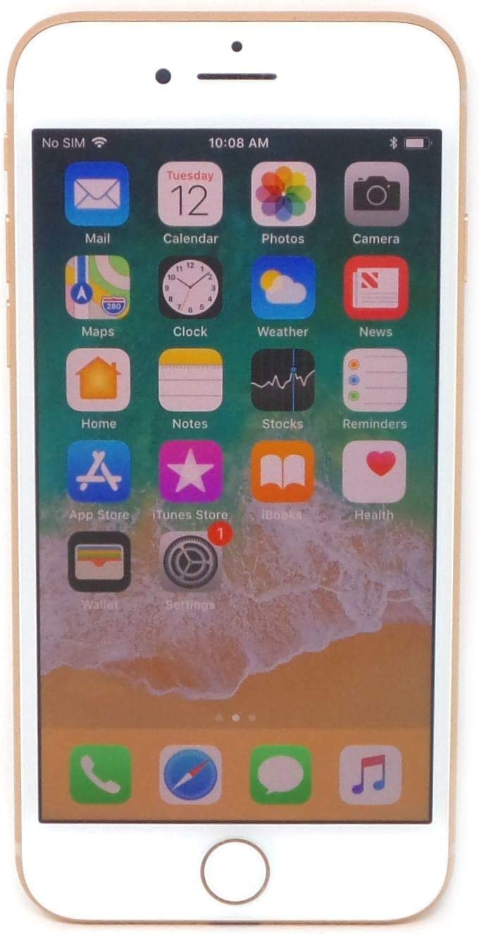 Apple iPhone 8, 64GB, Gold - Unlocked (Renewed)