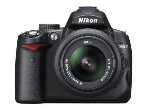 Nikon D5000, 12.3 MP Digital SLR Camera w/ 18-55mm VR & 55-200mm  Lenses with 1 Year USA  Warranty