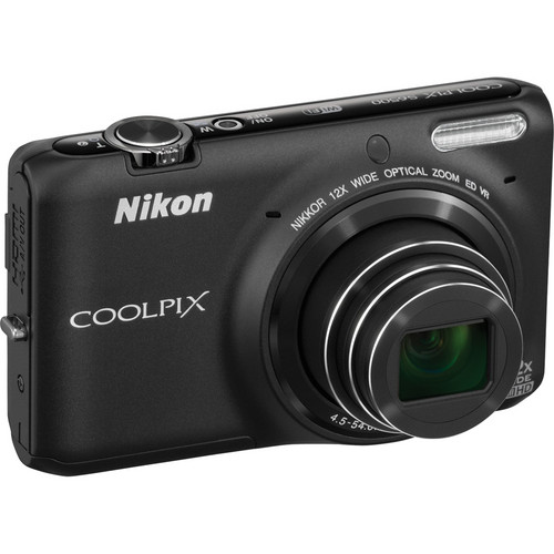 Nikon COOLPIX S6500 Digital Camera (Black) 