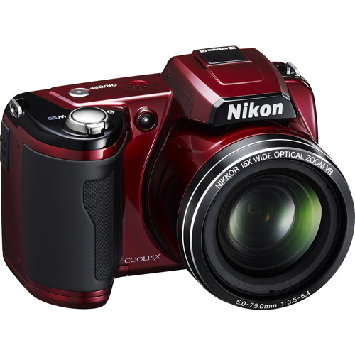 Nikon Coolpix L110 12.1mp Digital Camera (Red)