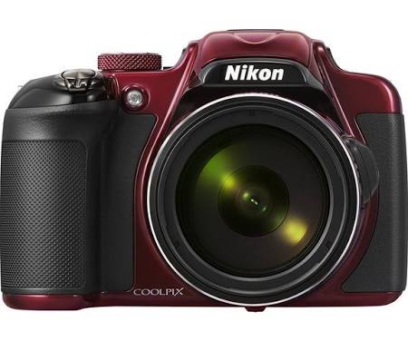 Nikon Coolpix P600 16.1 MP Compact Digital Camera - Red