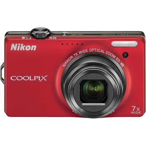 Nikon Coolpix S6000 14.2mp Digital Camera (Red)