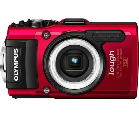 Olympus Stylus Tough TG-3 16.0 MP Compact Digital Camera - Red