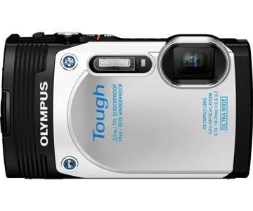 Olympus Stylus Tough TG-850 16.0 MP Compact Digital Camera - White