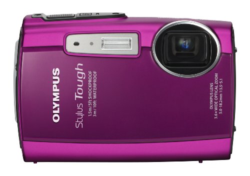  Olympus    Stylus Tough 3000, 12.0 Megapixel, 3.6x Optical/4x Digital Zoom, Digital Camera (Pink)