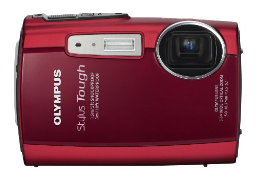  Olympus    Stylus Tough 3000, 12.0 Megapixel, 3.6x Optical/4x Digital Zoom, Digital Camera (Red)