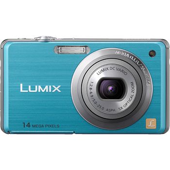 Panasonic Lumix DMC-FH3, 14.1 Megapixel, 5x Optical/4x Digital Zoom, Digital Camera (Blue) 