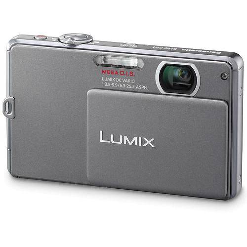 Panasonic Lumix DMC-FP1 12.1 MP Digital Camera - (Gray)