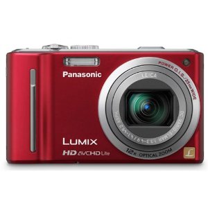  Panasonic Lumix DMC-ZS7 12.1 Megapixel Digital Camera with 12x Optical Zoom, 3.0 inch LCD, AVCHD Lite Movie - Red