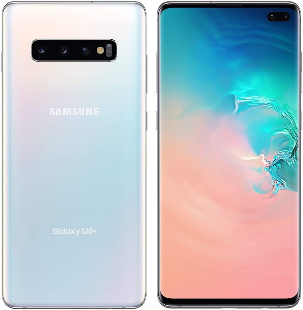 Samsung Galaxy S10+ 128GB Prism White - Unlocked (Renewed)