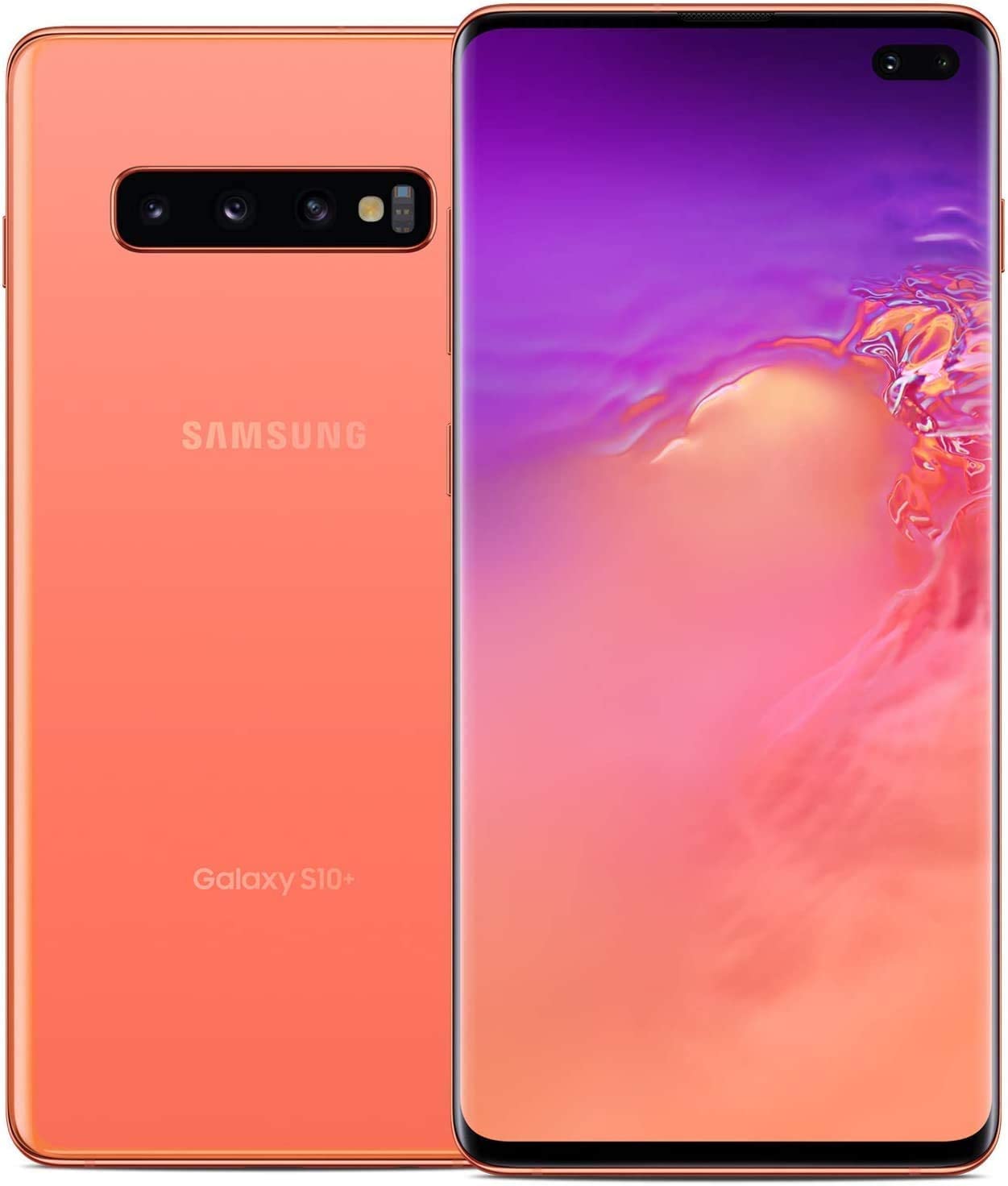 Samsung Galaxy S10+ 128GB Flamingo Pink - Unlocked (Renewed)