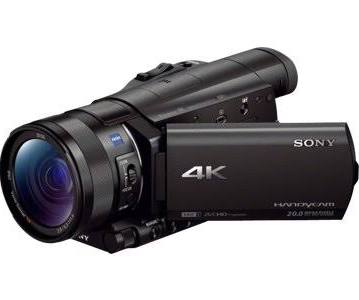 Sony Handycam FDR-AX100 Ultra HD Camcorder - 4K - 20.9 MP - Black