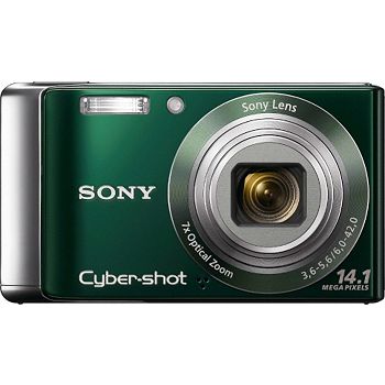  Sony DSC-W370 14mp Digital Camera - Green