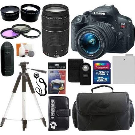 Canon EOS Rebel T5i 18.0 MP Digital Camera SLR Kit 1