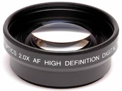 Professional High Definition, Titanium Laser Cut, 2x Telephoto Lens-Black Edition For Canon HFM300