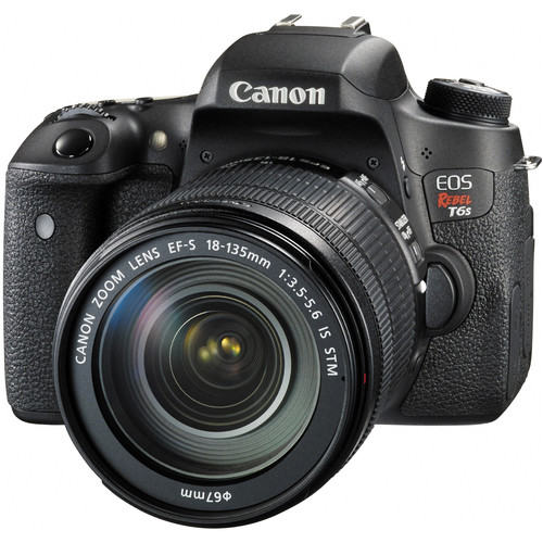 Canon EOS Rebel T6s/760D  DSLR Camera with 18-135mm Lens