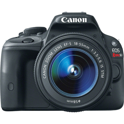  Canon EOS Rebel SL1 DSLR Camera with 18-55mm Lens (Black) 