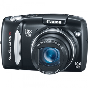 Canon PowerShot SX120IS 10MP Digital Camera with 10x Optical Images Stabilized Zoom and 3-inch LCD