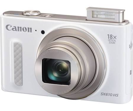 Canon PowerShot SX610 HS 20.2 MP Compact Digital Camera - White