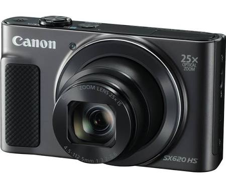 Canon PowerShot SX620 HS 20.2 MP Compact Digital Camera - Black