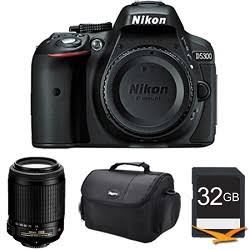 Nikon D5300 24.2MP Digital Camera Bundle - Body Only - Black - 55mm - 200mm VR Lens kit 8