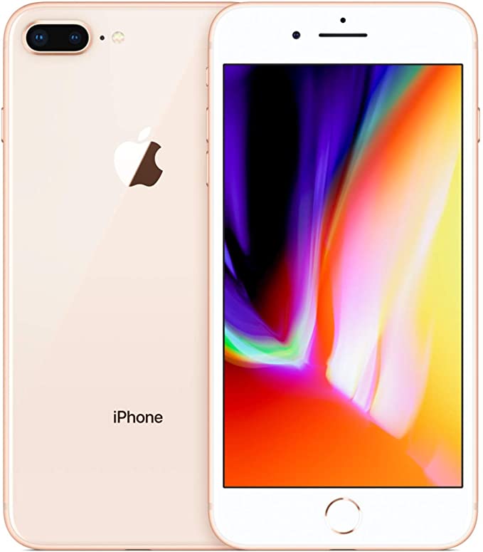 Apple iPhone 8 Plus, 64GB, Gold - Unlocked (Renewed)