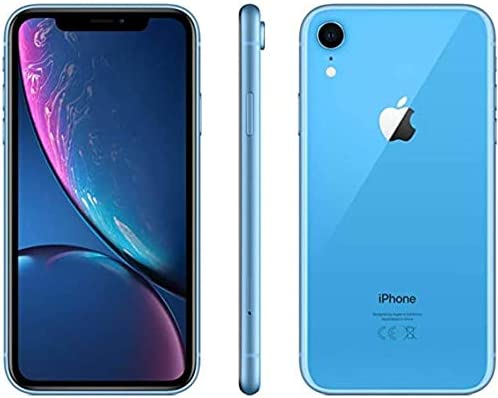 Apple iPhone XR, 64GB, BLUE - Unlocked (Renewed)