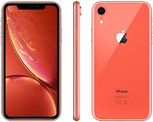 Apple iPhone XR, 128GB, Coral - Unlocked (Renewed)